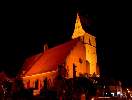 Kościół parafialny nocą